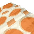 thumbnail image 3 of Yayeee Shower Curtain with Hooks 72"x72" Waterproof Fabric Bathroom Hanging Decor, Orange Geometric Pattern, 3 of 5