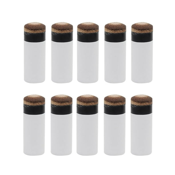 10Pcs Pool Cue Tips, Pool Billiard Cues Tips, Screw on Type