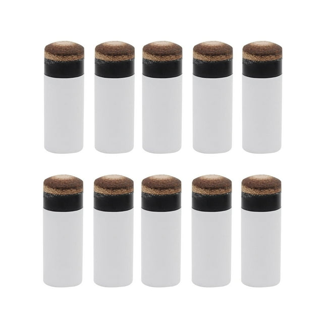 10 Piezas de Puntas de Taco de Billar Sunnimix Repuesto 11 mm