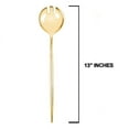 thumbnail image 2 of 24 Piece Set of Disposable Plastic Gold Novelty Serving Spoon & Spork for Dinner Parties, Wedding, Thanksgiving, 2 of 4