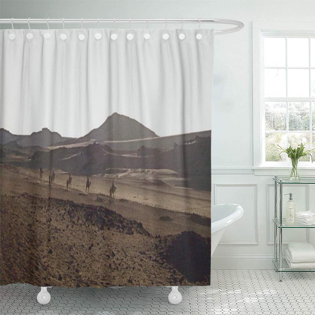 Details about   African Women Egypt Style Shower Curtain Waterproof Bath Curtains with 12 Hooks 