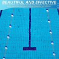 thumbnail image 5 of 30ft 60ft 100ft 130ft 160ft 200ft Floating Pool Divider Safety Swim Lane Line with BiTone Buoys_Perfect Gift, 5 of 5