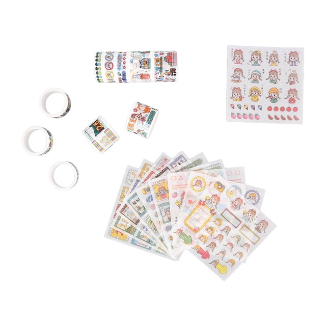 Cinta Washi Sincero DIY Decoración Pegar Repetidamente Juego de 10 Cintas Washi 83194