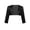 Black-D, variant on ZDHoor Kids Girls Satin Shrug Cardigan 3/4 Sleeve Pleated Bolero for Evening Wedding Party White-D 9-12 Months