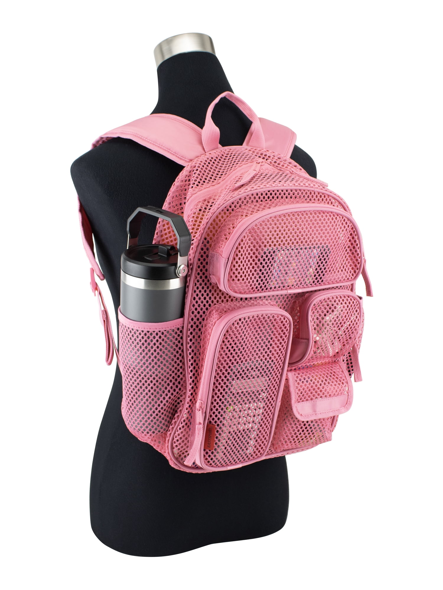 Eastsport Unisex 16" Pro Cargo Mesh Backpack, Chateau Rose