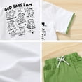 thumbnail image 6 of Younger Tree Toddler Baby Boy Summer Shorts Outfits Short Sleeve T-Shirt Shorts Clothes Set for 18-24 Months, 6 of 7