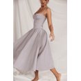 thumbnail image 3 of Eternatastic Women's Dance Dresses Retro Midi Dress Flowy Pleated Spaghetti Strap Party Cocktail Dress with Pockets, 3 of 8