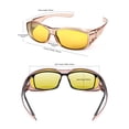 thumbnail image 4 of TINHAO Fit Over Wrap Around Sunglasses for Men Women with Hard Case, Polarized UV400 Wear Over Prescription Glasses, 4 of 6