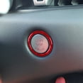 thumbnail image 4 of Real Bright Soft Car Interior Carbon Fiber Sticker DecorationRed Carbon Fiber Interior Ignition Switch Frame Cover For Toyota Supra A90Auto Car Protection Interior Accessories, 4 of 8
