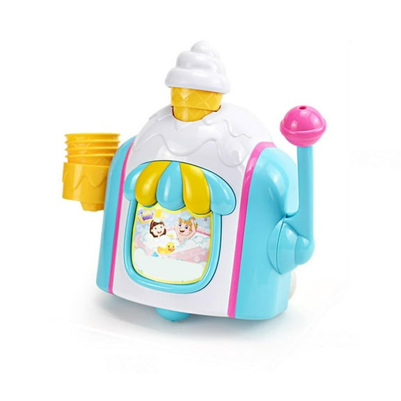 Bath Toys For Toddlers Ice Foam Maker Pretend Cake Play Set Water Bathtub Educational Learning Toys For Kids Ages 2 4 5 8 Years