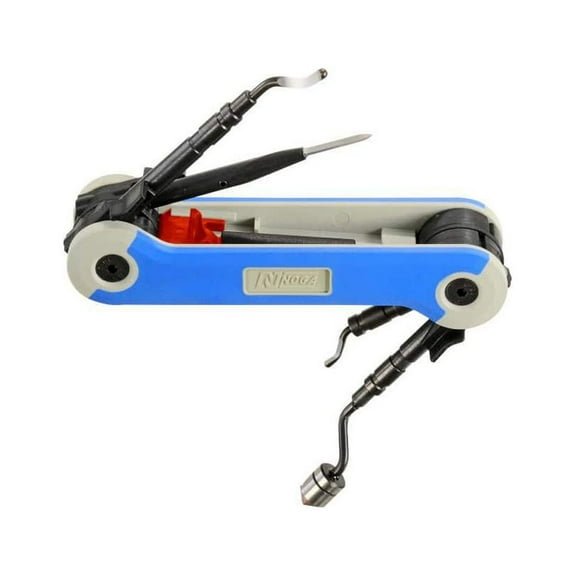 Noga RG1000 Hand Deburring Tool Set: 4 Pc, HSS Blade Type Deburring Blade