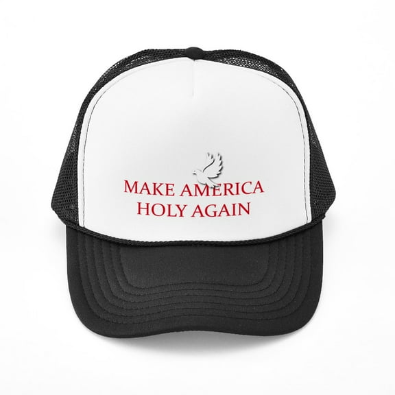 CafePress - Make America Holy Again - Adjustable Unisex Printed Trucker Hat with Mesh Back