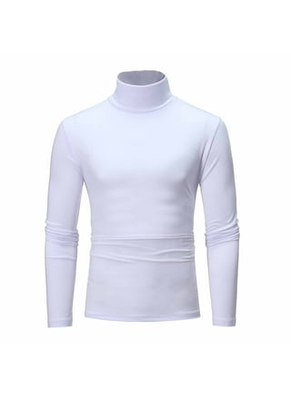  White Turtleneck - Men's Fashion: Clothing, Shoes