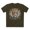 Army, variant on Tiger Graphic Unisex 100 Cotton Tee With Unique Animal Golden Medallion Art Design 51