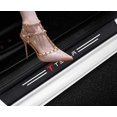 thumbnail image 2 of HAHDAXIA 4PCS Car Door Threshold Protective Film for Tesla Model 3 Model S Model X Model Y, 2017-2022,Car Door Sill Protector Stickers,Car Door Scuff Plate Cover for Door Steps,Carbon Fiber D, 2 of 5