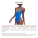 thumbnail image 5 of Traje de baño de Color Puro, Traje de baño de una Pieza con Cuello en V Traje de baño de una Pieza Traje de baño con Cuello en V Eficiencia óptima, 5 of 5