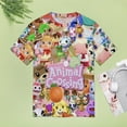 thumbnail image 5 of Animal Crossing Womens T-shirts Crewneck Shirts Blouse Short Sleeve Tee Shirts Girls Tops S, 5 of 8