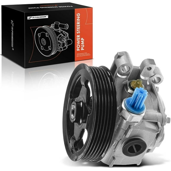 A-Premium Power Steering Pump with Pulley Compatible with Mazda 6 2003-2008
