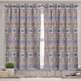 thumbnail image 2 of Ambesonne Ethnic Valance & Curtain, Pastel Vintage Geometric Art, 55"x36", Multicolor, 2 of 7