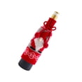 thumbnail image 1 of Toystoory 2 uds., funda para botella, bolsa para botella con lazo para fiesta de Navidad, decoración de de punto, Protector de vino, fundas para Kits de decoración para fiestas mayor Toystoory HA007526-03B, 1 of 6