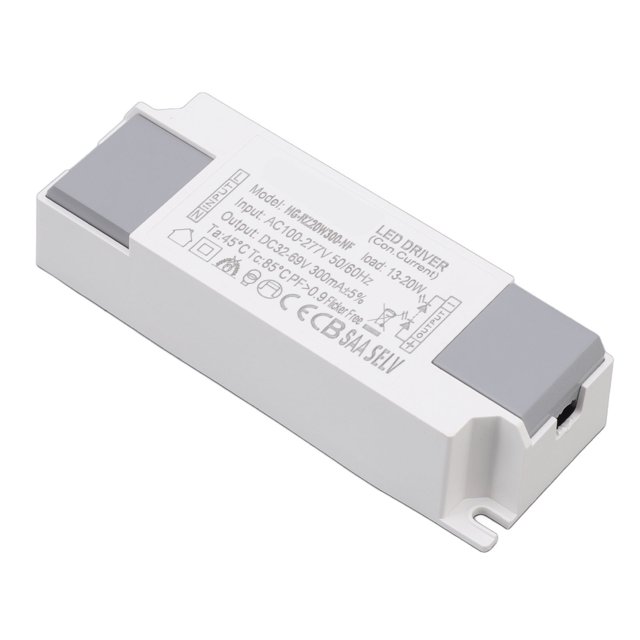 Controlador de Fuente de Alimentación LED, Protección Contra Contra Cortocirco Sin parpadeo AC 100-277V A DC 32-69V Transformador LED para Tiras de Luz para Aire Libre