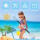 thumbnail image 4 of Tamiz de arena de playa Lzvxtym de 2 piezas, palas de arena para playa, pala de conchas para playa, tamiz de dientes de tiburón, 4 of 8