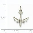 thumbnail image 2 of Beautiful 14k White Gold 3-D Airplane Charm, 2 of 2