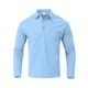 thumbnail image 3 of Camisas de Manga Larga Casual Color Sólido Top de Moda con Collar de Solapa, 3 of 7
