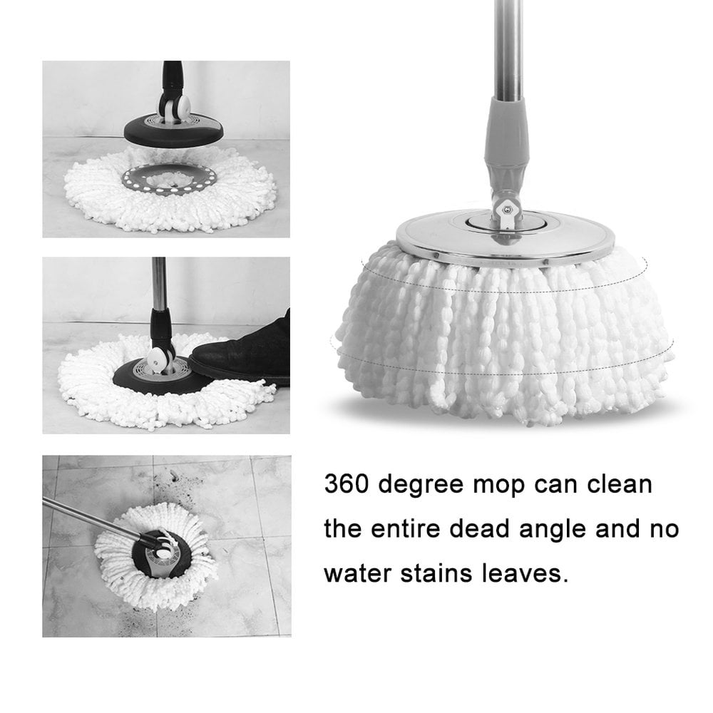 Soft Microfiber Cleaning Floor Mop Heads 360 Degree Rotation Floor Mops Head Walmart Canada
