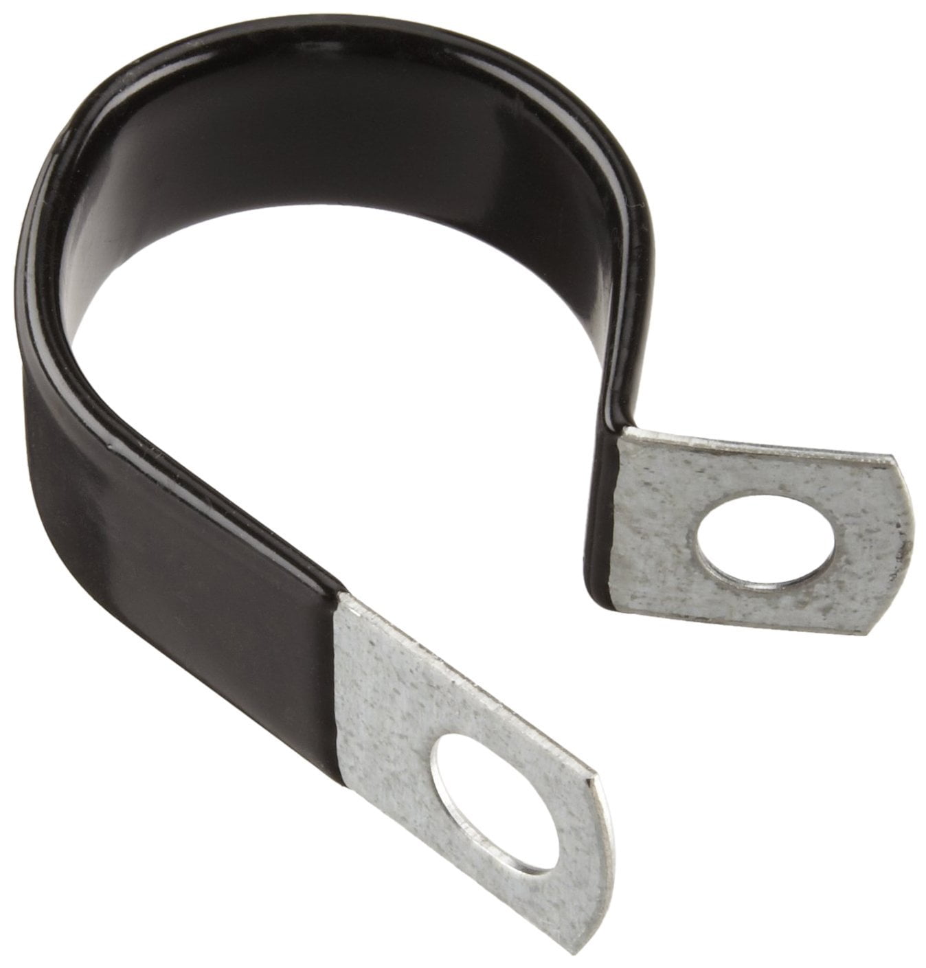 Steel Loop Hose Clamp, Vinyl Coated, 1/2" Clamp ID, 3/4" Band Width, 3/