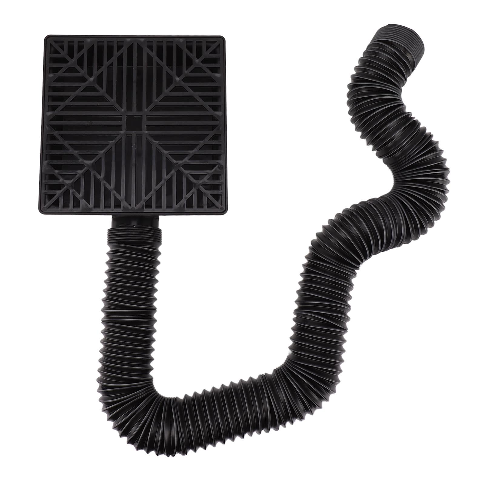 Catch Basin Downspout Extension, Catch Basin Low Downspout Extender Frost Slope Design Black For