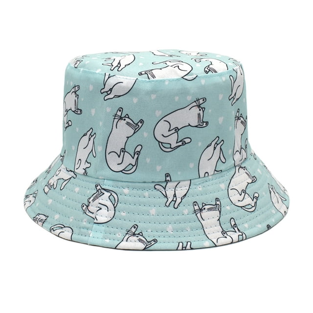 Underwater World Fish Bucket Hat Women Sun Protection Cap Men's Hat(16#)