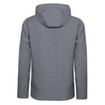 thumbnail image 2 of Little Donkey Andy Men's Softshell Jacket Ski Jacket with Removable Hood, Fleece Lined and Water Repellent Gray Heather Size XXL, 2 of 7