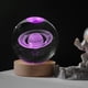 thumbnail image 4 of Bola de cristal 3D para decoración del hogar, globo de sistema Solar grabado con láser, esfera de cristal, regalo de cumpleaños, Astronomía, 4 of 4