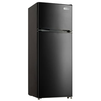 Impecca RA-2185K 18 Cu Ft Frige Top Freezer Black - Walmart.com