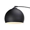 thumbnail image 3 of Teamson Home Lampe de Sol Arquée Courbée Éclairage Moderne - Marbre Noir / Noir, 3 of 5
