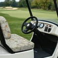 thumbnail image 3 of Yuyamidu 2 Pack Marble Print Golf Cart Seat Cover Backrest Cover Soft Golf Cart Seat Cushion for 2 Person Seats Fashion Gifts for Family and Friends, 3 of 7