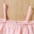 thumbnail image 2 of Actgleam Toddler Girl Jumpsuit Strap Sleeveless One-piece Summer Clothes 3-7T,Pink, 2 of 7