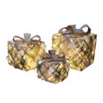 thumbnail image 1 of 3Pcs Cajas de regalo de decoración navideña Adornos para árboles de Navidad Caja de ratán Yuyangstore Apoyos de la caja del arte del hierro, 1 of 8