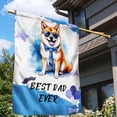 thumbnail image 3 of Happy Father's Day Best Shiba Inu Cool Dad Ever House Flag 28x40in Double Sided Shibas Dog Lovers Gifts Idea Outdoor Decor - 12007, 3 of 5