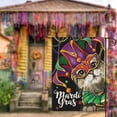 thumbnail image 3 of Sonernt Masquerade Mask Cat Garden Flag, Mardi Gras New Orleans Carnival Yard Outdoor Decoration 12x18 Inch Double Sided, 3 of 6
