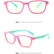 thumbnail image 2 of Sunrain Gafas de bloqueo de luz azul compatibles con gafas de computadora para niños, protección UV Anti-G Rojo Verde, 2 of 4