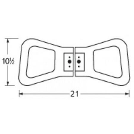 Steel Gas Burner - Broilmaster D3, P3, S3, U3 Gas Grill Stainless Steel Burner B070434