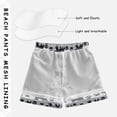 thumbnail image 3 of FORMRS Boys Swim Trunks Quick Dry Mesh Lining Beach Boardshorts, Sizes XS-XL, Gray Bear Paws Pattern, 3 of 7
