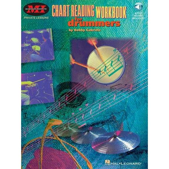 Musicians Institute Chart Reading Workbook for Drummers - Private Lessons Series (Book/Online Audio), (Paperback)