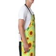 thumbnail image 3 of Bingfone Sunflower Leaves Apron Gifts For Men, Women Professional Grade Chef Apron for Kitchen,BBQ & Grill, 3 of 8