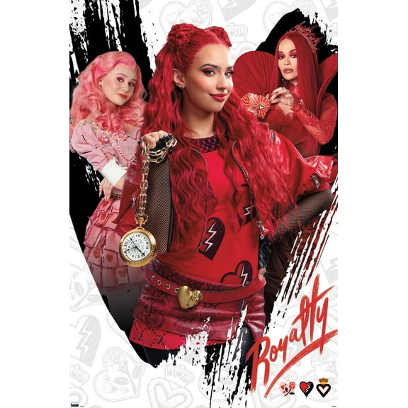 Disney Descendants: The Rise of Red - Royalty Wall Poster, 14.725" x 22.375"