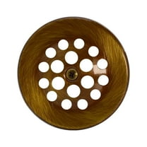 Westbrass D327-06 2-7/8" OD Beehive Style Bathtub Strainer Drain Cover, Antique Brass