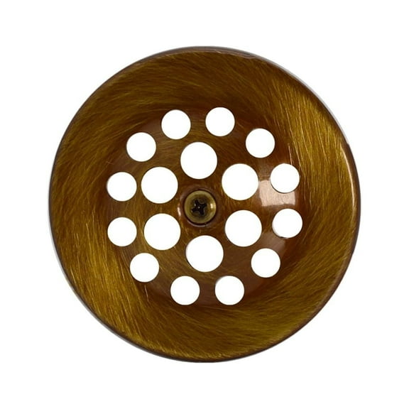 Westbrass D327-06 2-7/8" OD Beehive Style Bathtub Strainer Drain Cover, Antique Brass