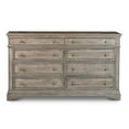 thumbnail image 6 of Highland Park Driftwood Gray Wood 8-drawer Dresser, 6 of 6